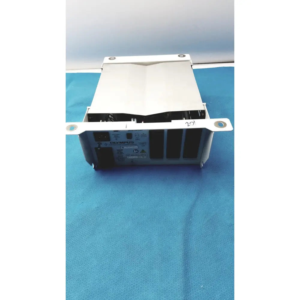 White olympus separation transformer maj-1647 set b with a metallic frame and black internal components for medical imaging