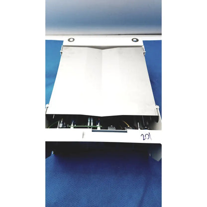 White industrial-grade electronic enclosure with internal circuitry of olympus separation transformer maj-1647 set b