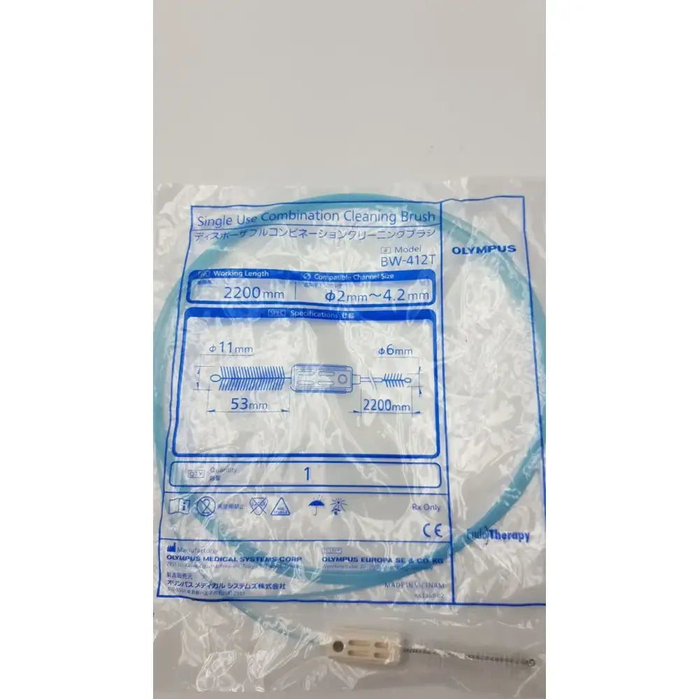Olympus Single Use Combination Cleaning Brush BW-412T Endoscope Cleaning Brush, second-hand product photo 8