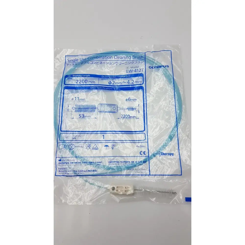 Olympus Single Use Combination Cleaning Brush BW-412T Endoscope Cleaning Brush, second-hand product photo 3