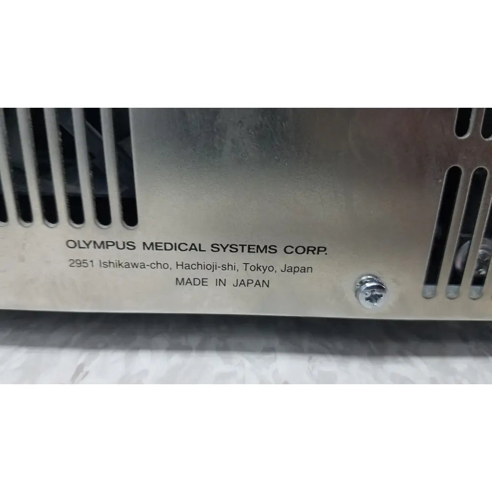 Silver metallic back panel of olympus visera elite xenon clv-s190 light source by olympus medical systems corp