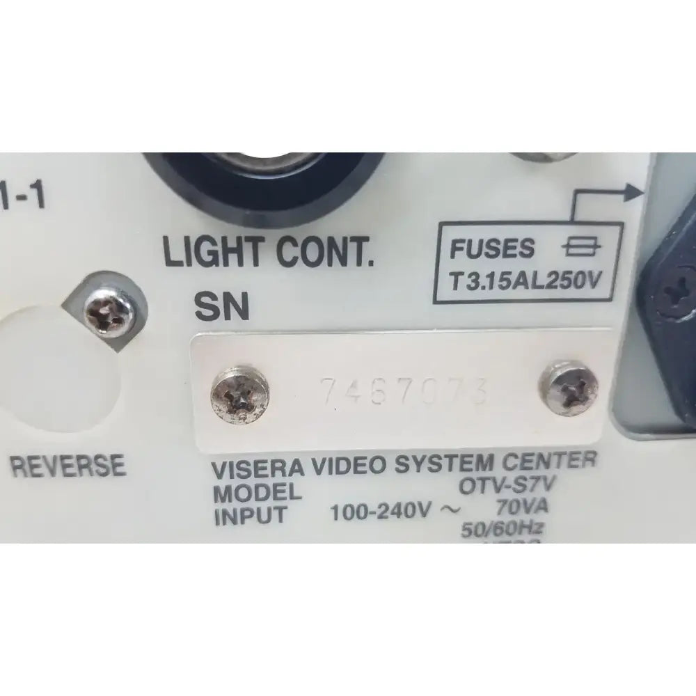 Olympus Visera OTV-S7 Video System Center Video System Center, second-hand product photo 12