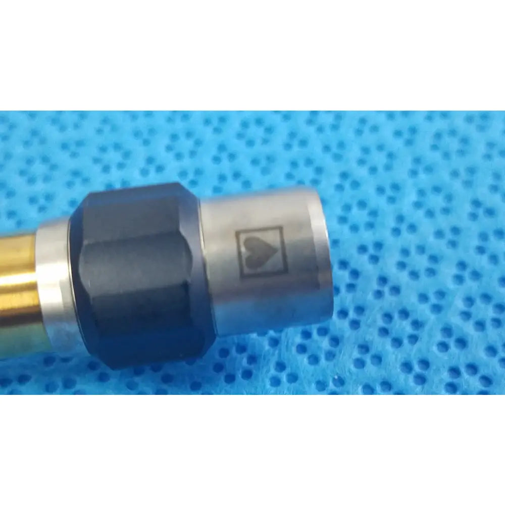 Olympus wa03200a s fiber optic light cable black and silver metallic connector with heart emblem for medical equipment reuse