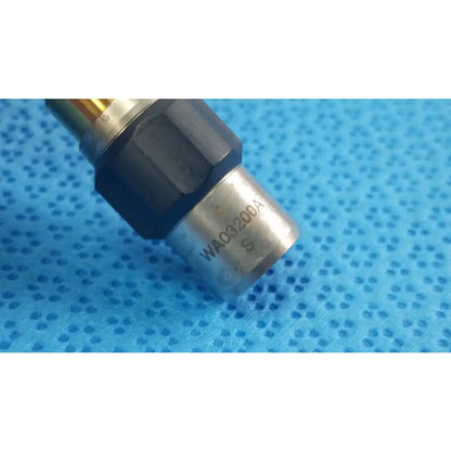 Silver metallic sensor with black hexagonal housing and engraved model number wa03200a for reuse medical equipment olympus wa03200a