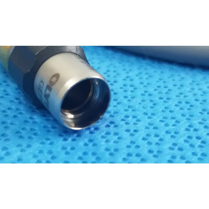 Silver metallic connector with hexagonal black grip and engraved markings for olympus wa03300a light guide medical equipment