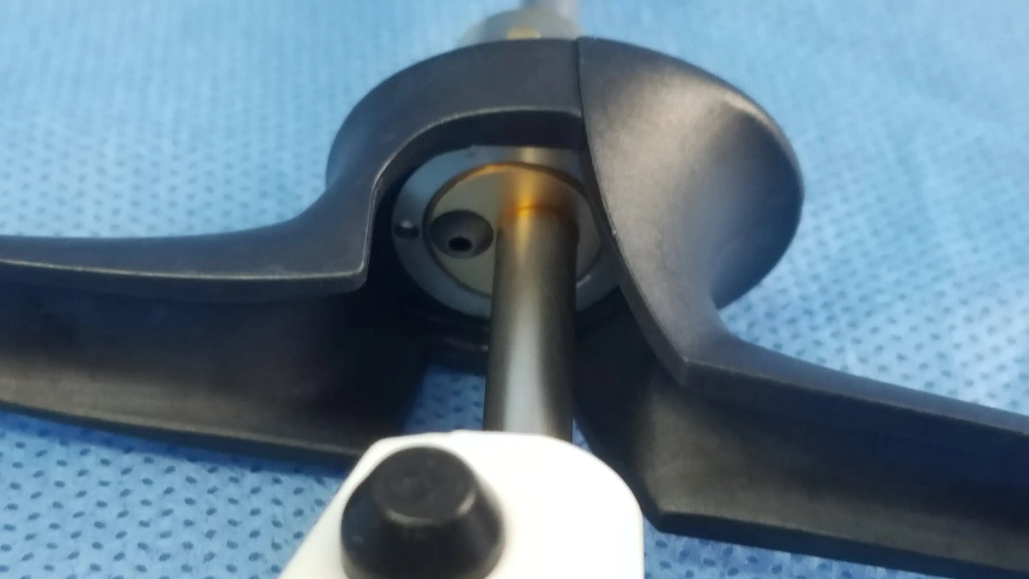 Olympus WA22367A bipolar passive working element with black ergonomic handle, metallic shaft, and white base component