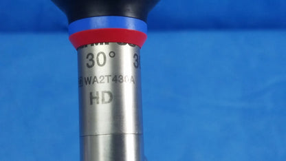 Olympus wa2t430a oes elite rigid telescope silver metallic with black and red grip 30 degree model wa2t430a