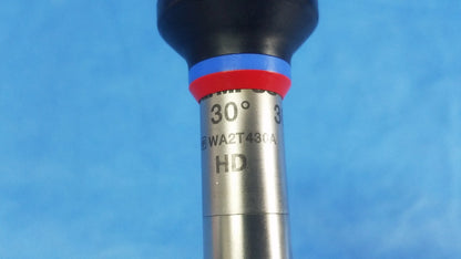 Silver metallic torque wrench with black handle and red blue bands marked 30 degrees wa2t430a for oes elite rigid telescope