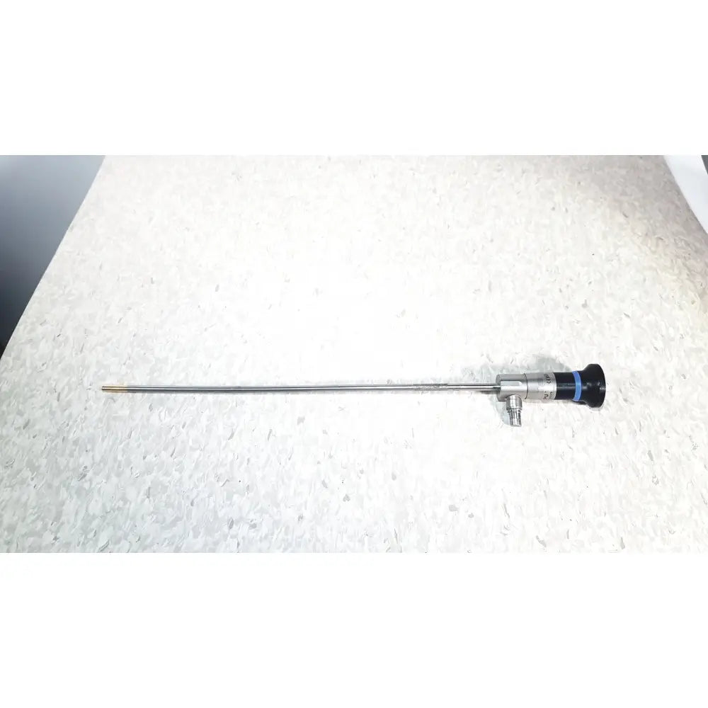 Silver surgical endoscope with black and blue handle of olympus wa50373 autoclaveable laparoscope 30 degree model