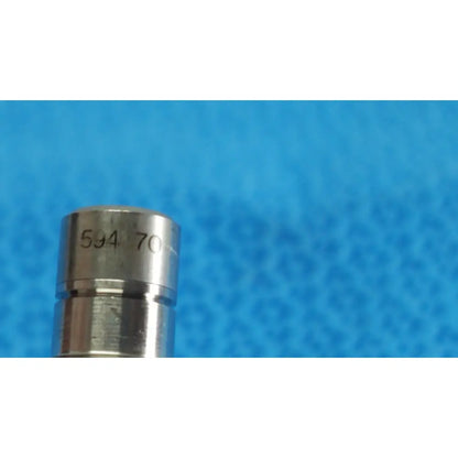 Metallic cylindrical component of olympus wa96201a autoclavable ent sinuscope with engraved numbers 594 70 visible