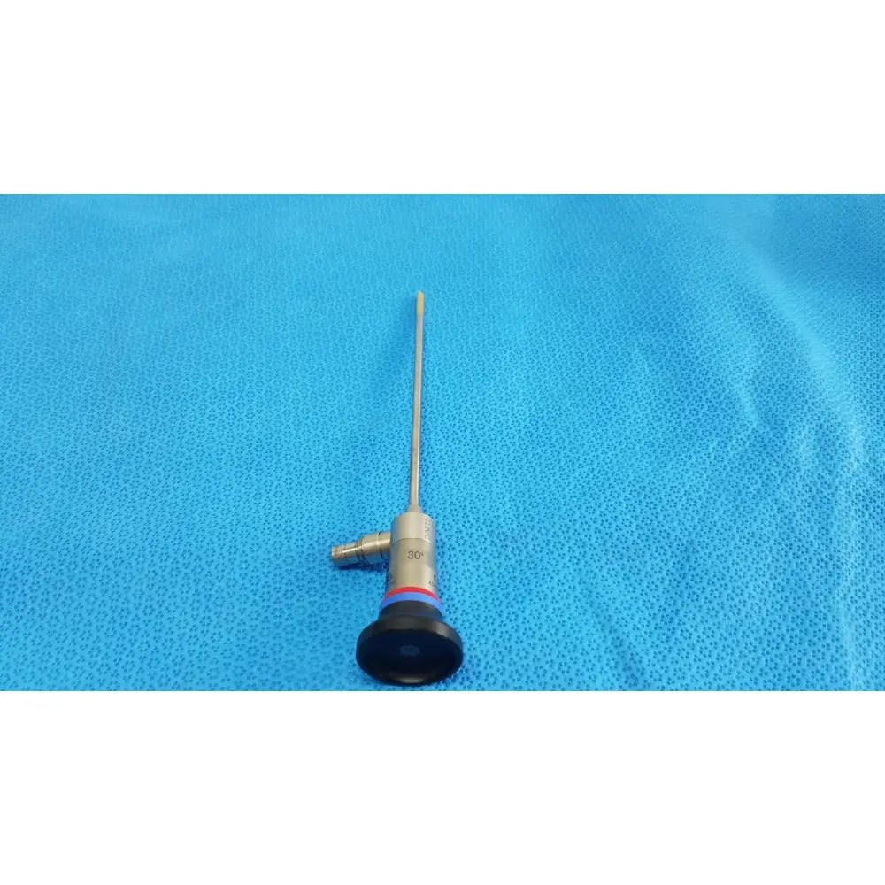 Silver wa96201a autoclavable ent sinuscope endoscope with 30-degree angled tip and black lens housing by olympus