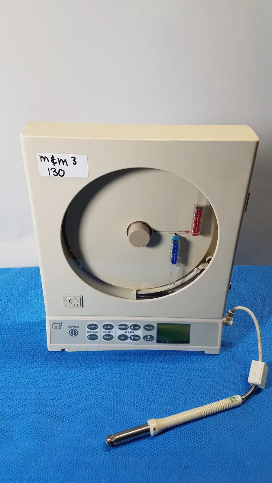 Reuse Medical OMEGA CTXL-TRH-W Circular Chart Recorder Superecorder 15078554 Recorders & Plotters, as-is (for parts) product photo 1