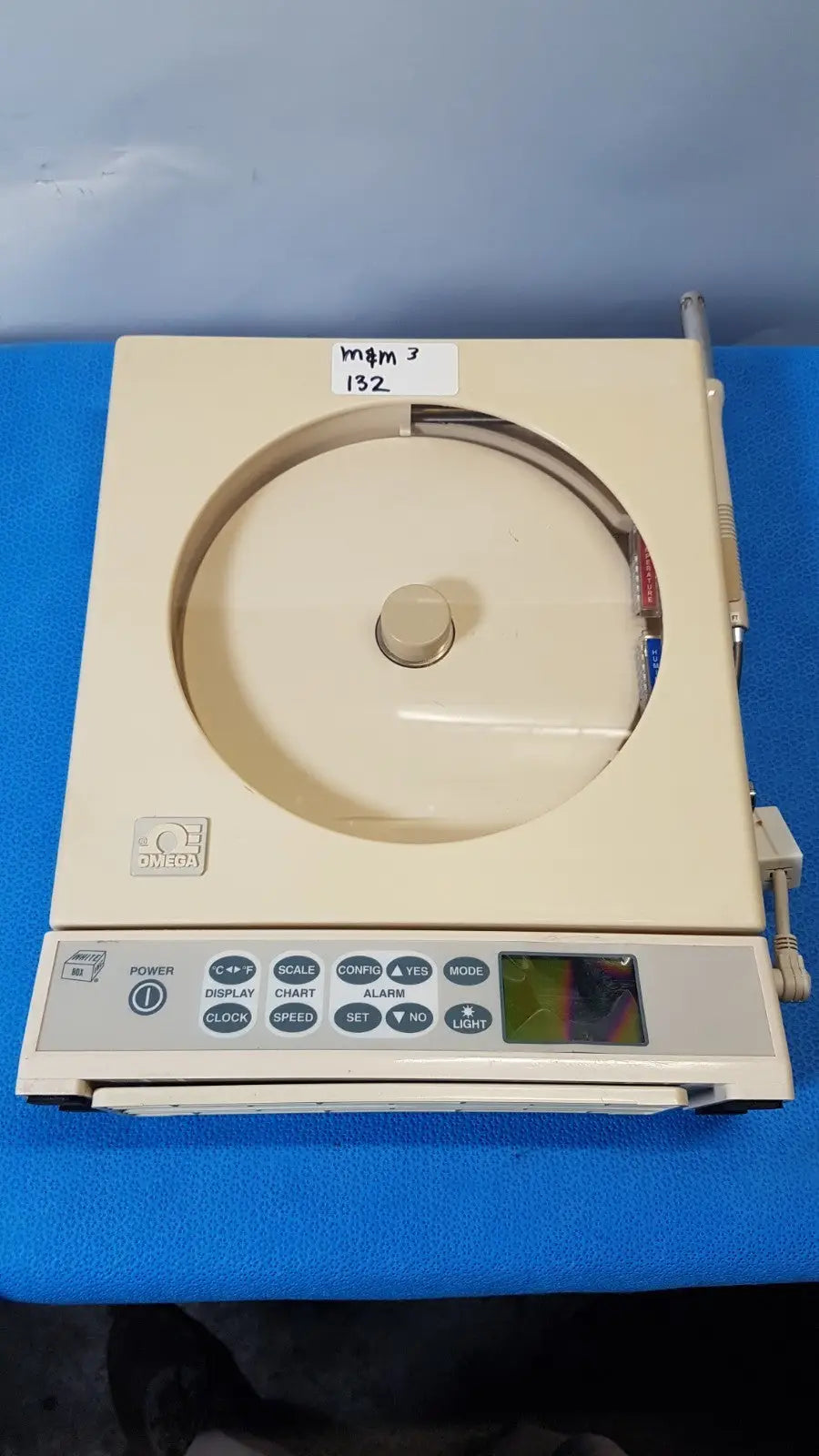Reuse Medical OMEGA CTXL-TRH-W Circular Chart Recorder Superecorder 15127121 Recorders & Plotters, as-is (for parts) product photo 1