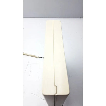 Cream-colored plastic case of omega ctxl-trh-w temperature and humidity chart recorder with a smooth rectangular design