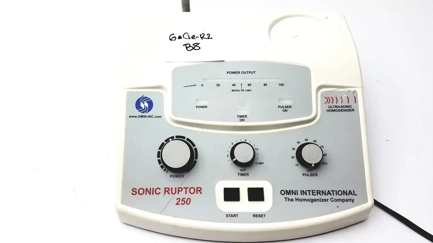 Omni Sonic Ruptor 250 Ultrasonic Homogenizer Ultrasonic Homogenizer, second-hand product photo 2
