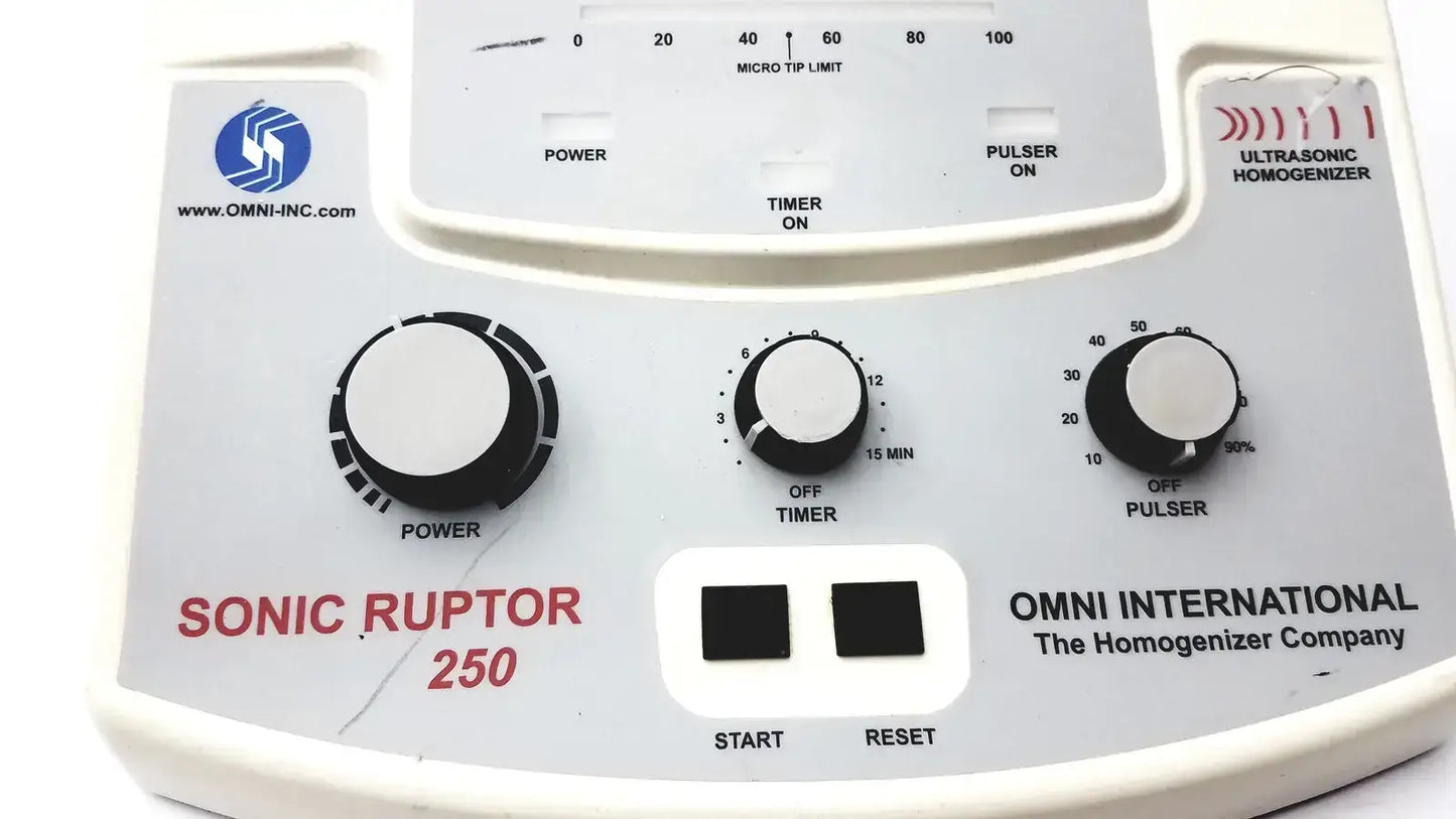 Omni Sonic Ruptor 250 Ultrasonic Homogenizer Ultrasonic Homogenizer, second-hand product photo 4