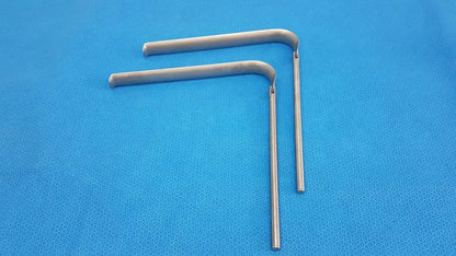 Omni-Tract Integra 4929 Radiolucent Aluminum Renal Vein Retractor Blade 1"x8" Surgical Retractor Blade, second-hand product photo 6