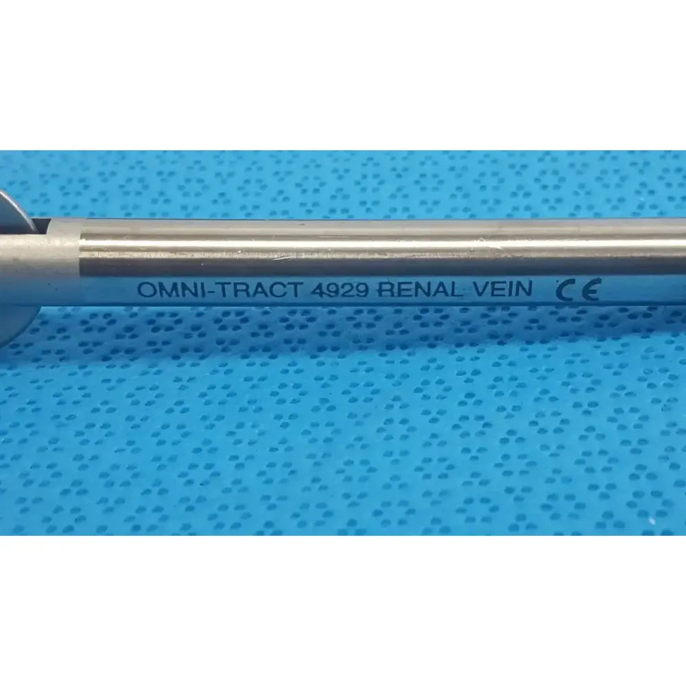 Omni-Tract Integra 4929 Radiolucent Aluminum Renal Vein Retractor Blade 1"x8" Surgical Retractor Blade, second-hand product photo 9