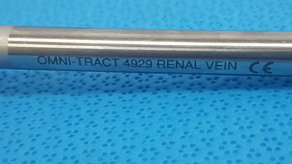 Omni-Tract Integra 4929 Radiolucent Aluminum Renal Vein Retractor Blade 1"x8" Surgical Retractor Blade, second-hand product photo 8