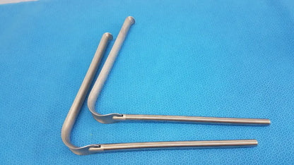 Omni-Tract Integra 4929 Radiolucent Aluminum Renal Vein Retractor Blade 1"x8" Surgical Retractor Blade, second-hand product photo 10