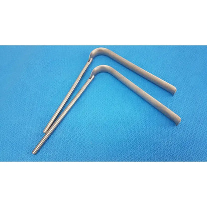 Omni-Tract Integra 4929 Radiolucent Aluminum Renal Vein Retractor Blade 1"x8" Surgical Retractor Blade, second-hand product photo 1