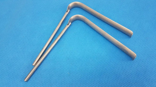 Omni-Tract Integra 4929 Radiolucent Aluminum Renal Vein Retractor Blade 1"x8" Surgical Retractor Blade, second-hand product photo 1
