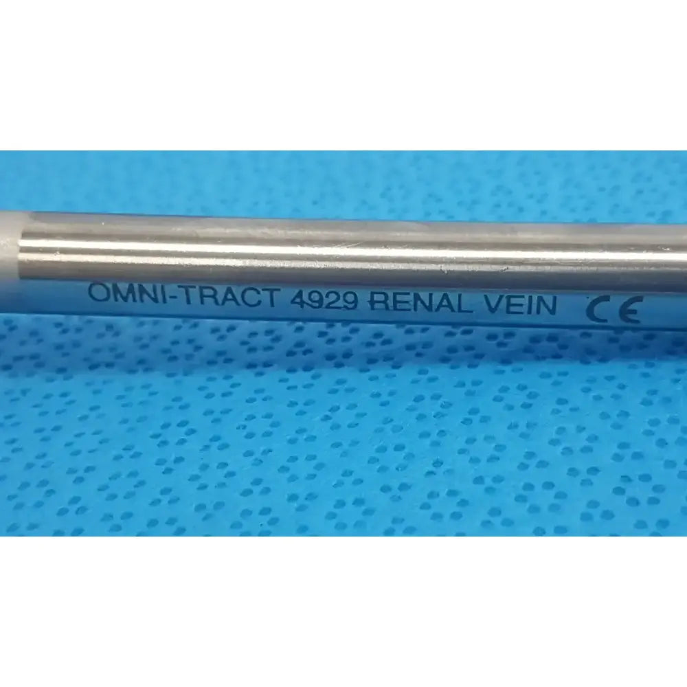 Omni-Tract Integra 4929 Radiolucent Aluminum Renal Vein Retractor Blade 1"x8" Surgical Retractor Blade, second-hand product photo 7