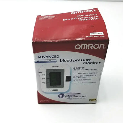Reuse Medical Omron Advanced Blood Pressure Monitor Model HEM-711AC With Box Blood Pressure Monitoring, second-hand product photo 1