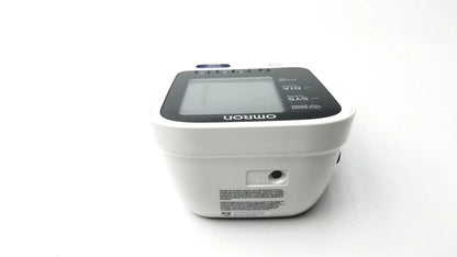 White Omron BO760N blood pressure monitor with black digital display and rounded edges for accurate health tracking