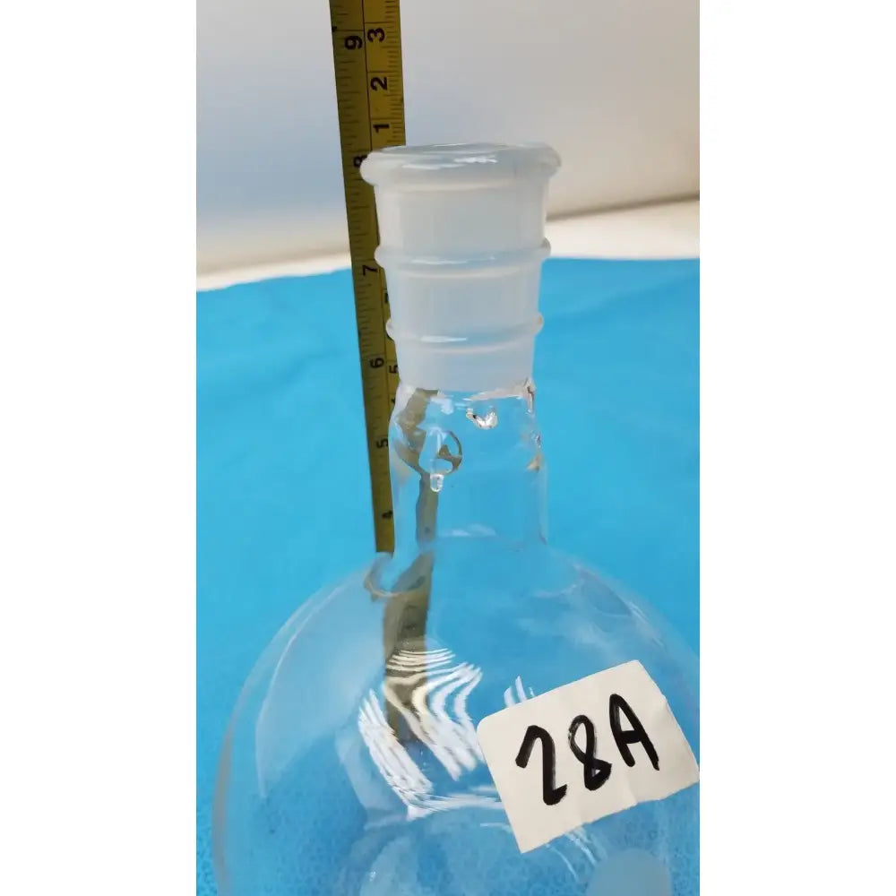 PYREX One Neck 24/40 Round Bottom Glass Flask 1L Lab Bottle Borosilicate 1000mL Glass Laboratory Glassware, second-hand product photo 5