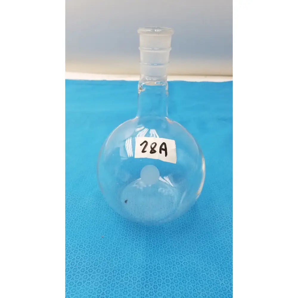 PYREX One Neck 24/40 Round Bottom Glass Flask 1L Lab Bottle Borosilicate 1000mL Glass Laboratory Glassware, second-hand product photo 2
