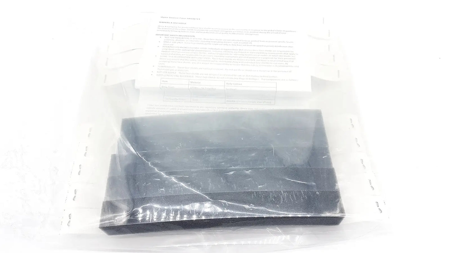 Reuse Medical Open Source Face Shield V4 Braw Foam Other Healthcare, Lab & Dental, second-hand product photo 1