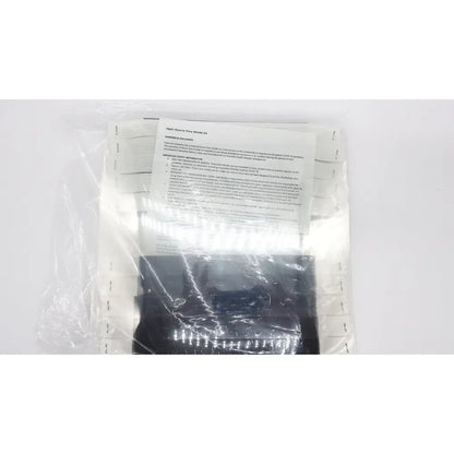 Black plastic open source face shield v4 braw with a clear transparent protective visor for face protection