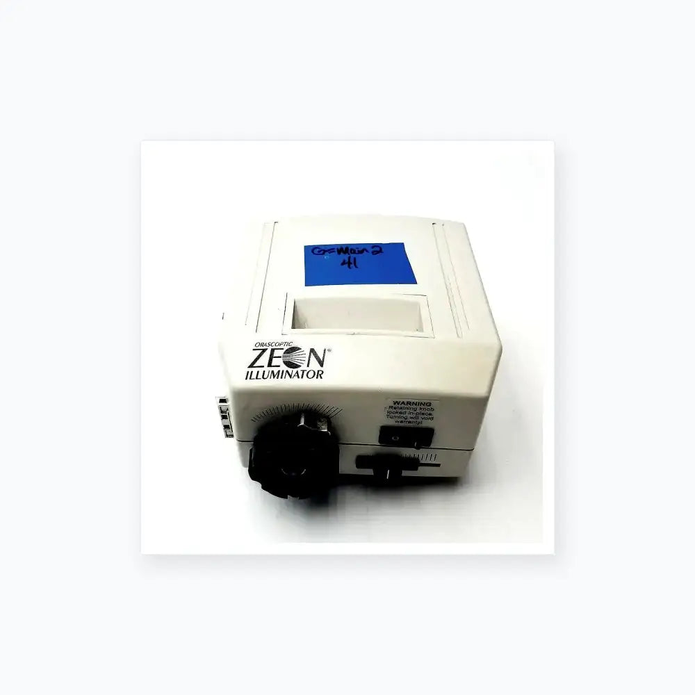 Reuse Medical Orascoptic ZEON ILLUMINATOR Dental Fiber-Optic Light Source Dental Face Shields, Head Lights & Loupes, second-hand product photo 1