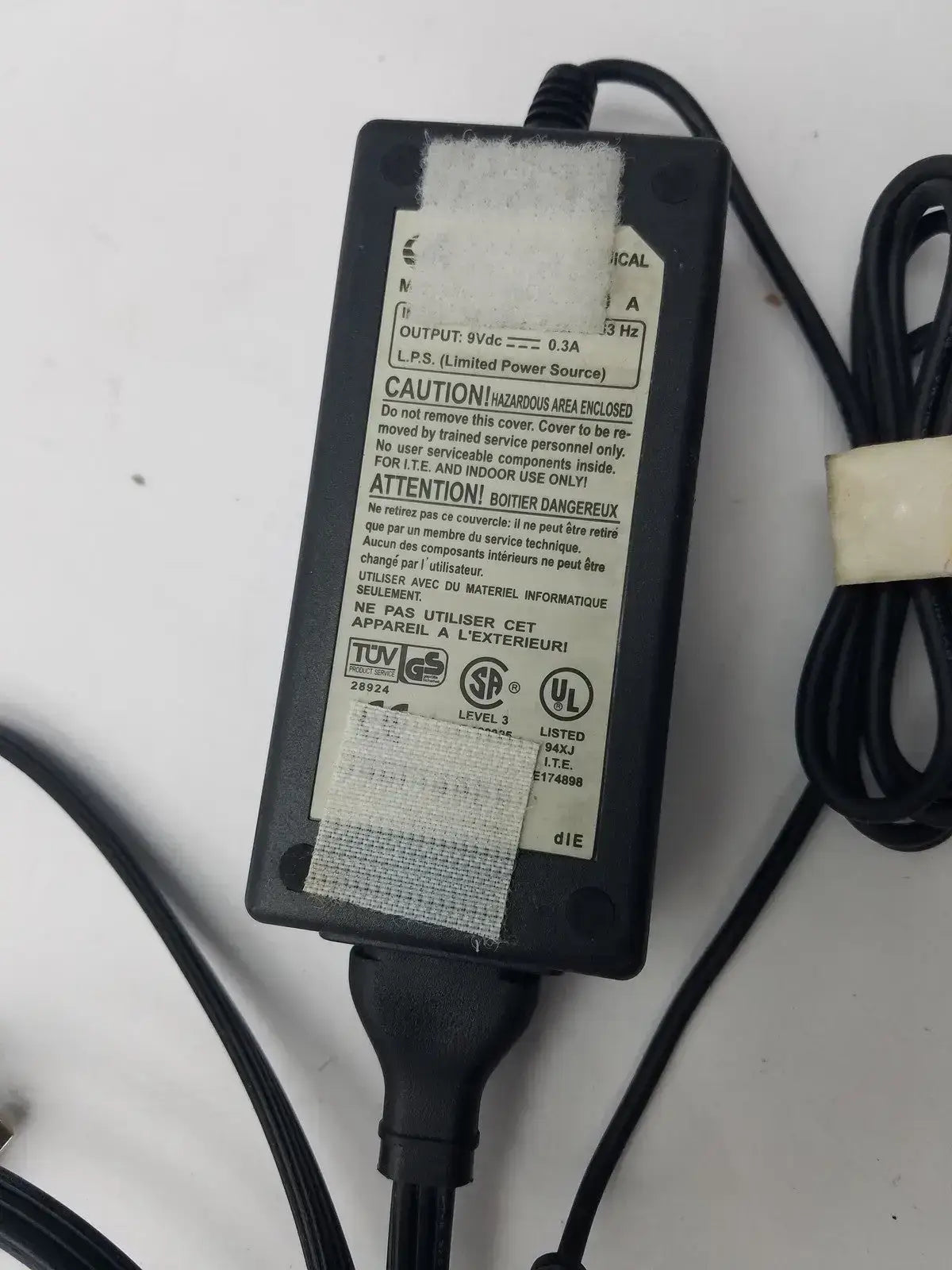 OTE SDS003-1010-A AC Adapter Output 9V DC 0.3A Power Supply Transformer Charger Power Supply, second-hand product photo 4