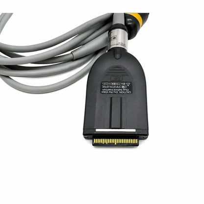 Black plastic autoclavable camera head connector with gold pins and gray coiled cables for otv-s7proh hd camera head back side