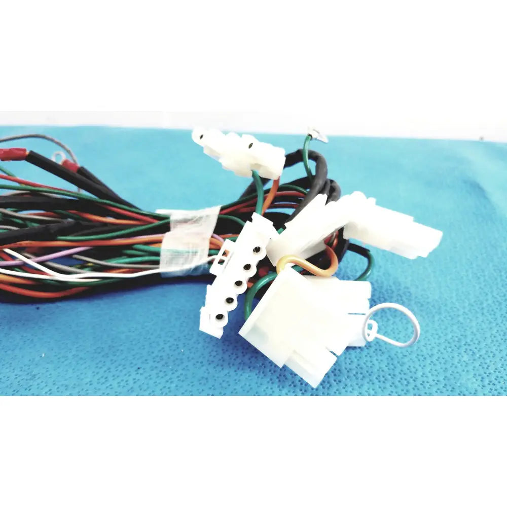 A bundle of multi-colored connectors wire harness with white plastic terminals in p10 103 multi-pin wire harness cable