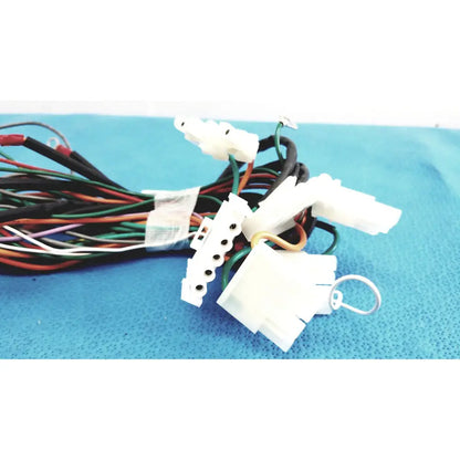 A bundle of multi-colored connectors wire harness with white plastic terminals in p10 103 multi-pin wire harness cable