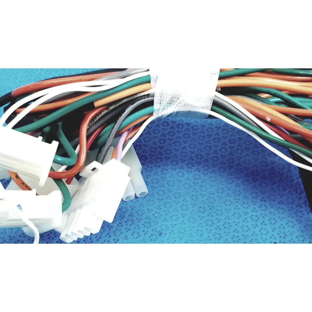 P10 103 multi-pin connectors wire harness cable with multicolored wires and white plastic connectors for secure connections