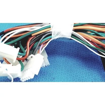 P10 103 multi-pin connectors wire harness cable with multicolored wires and white plastic connectors for secure connections