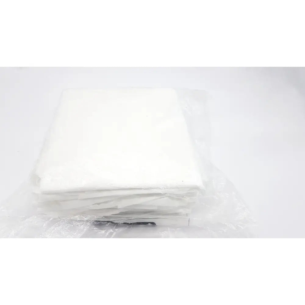 Pack of 10 abiti level 2 isolation gown protective suit white folded paper towels in a clear plastic bag