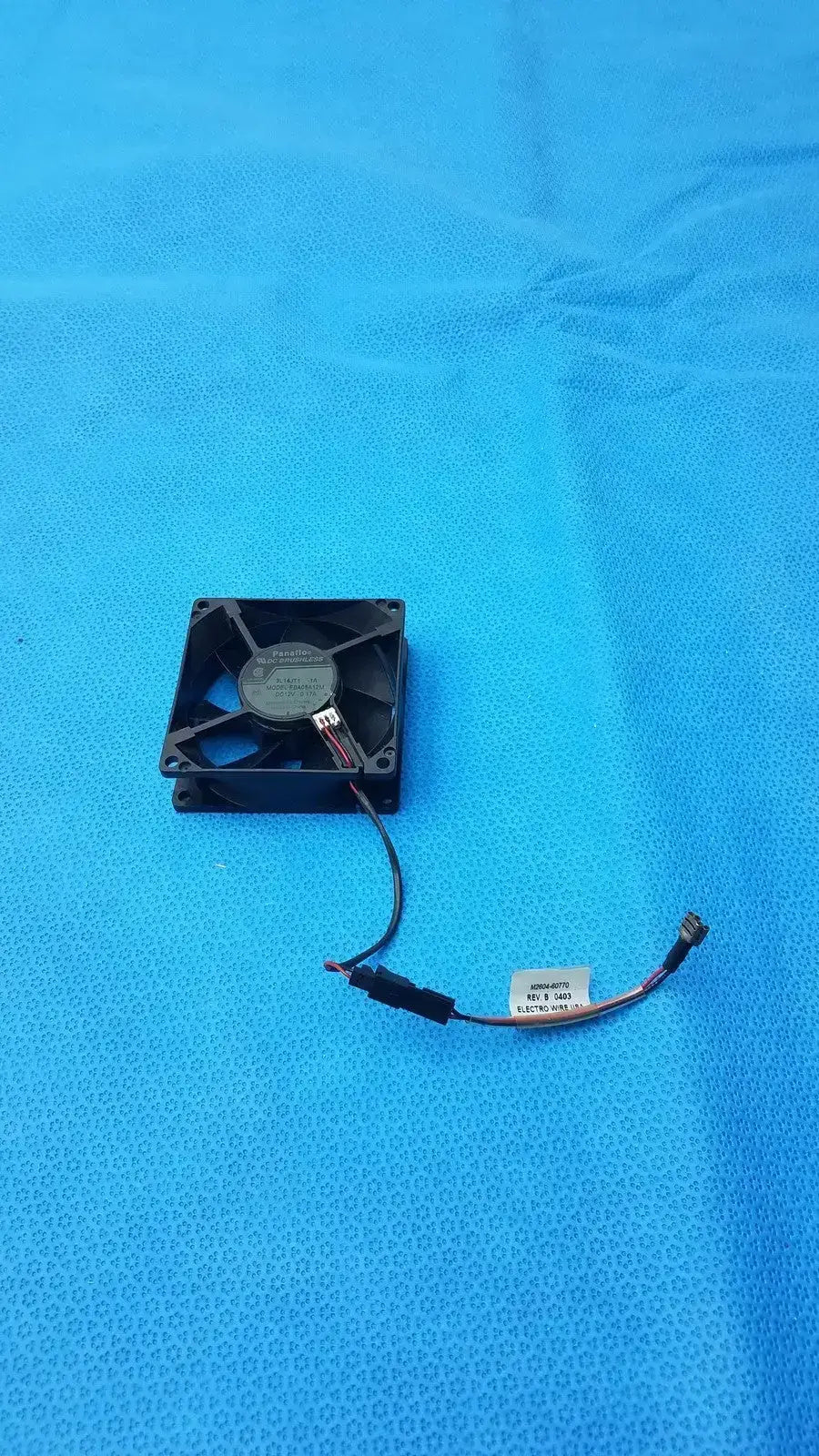 Panasonic Panaflo FBA08A12M 12V DC Cooling Fan 80mm x 80mm x 25mm Brushless DC Cooling Fan, second-hand product photo 2
