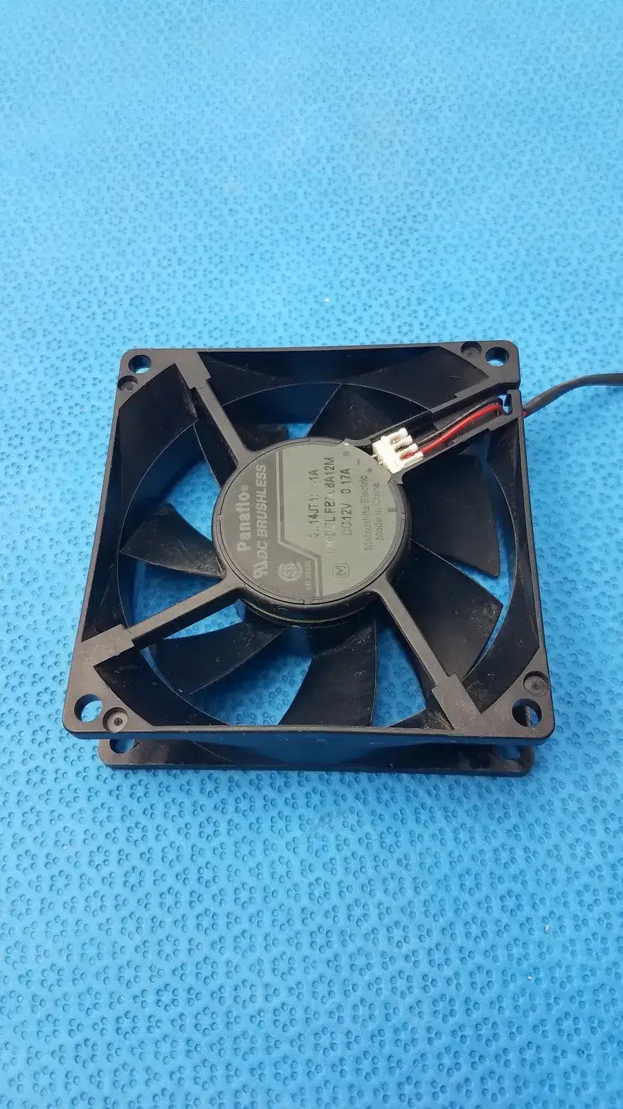 Panasonic Panaflo FBA08A12M 12V DC Cooling Fan 80mm x 80mm x 25mm Brushless DC Cooling Fan, second-hand product photo 5