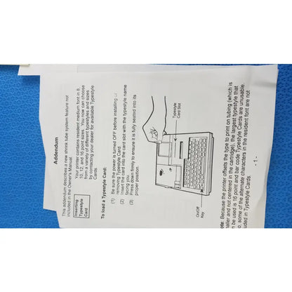 Panduit LS4H Heat Shrink Tube Marking System With Case and AC Adapter Heat Shrink Tube Marking System, second-hand product photo 9
