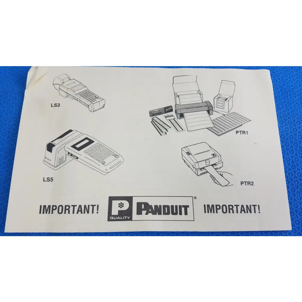 Panduit LS4H Heat Shrink Tube Marking System With Case and AC Adapter Heat Shrink Tube Marking System, second-hand product photo 12