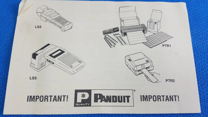 Panduit LS4H Heat Shrink Tube Marking System With Case and AC Adapter Heat Shrink Tube Marking System, second-hand product photo 12