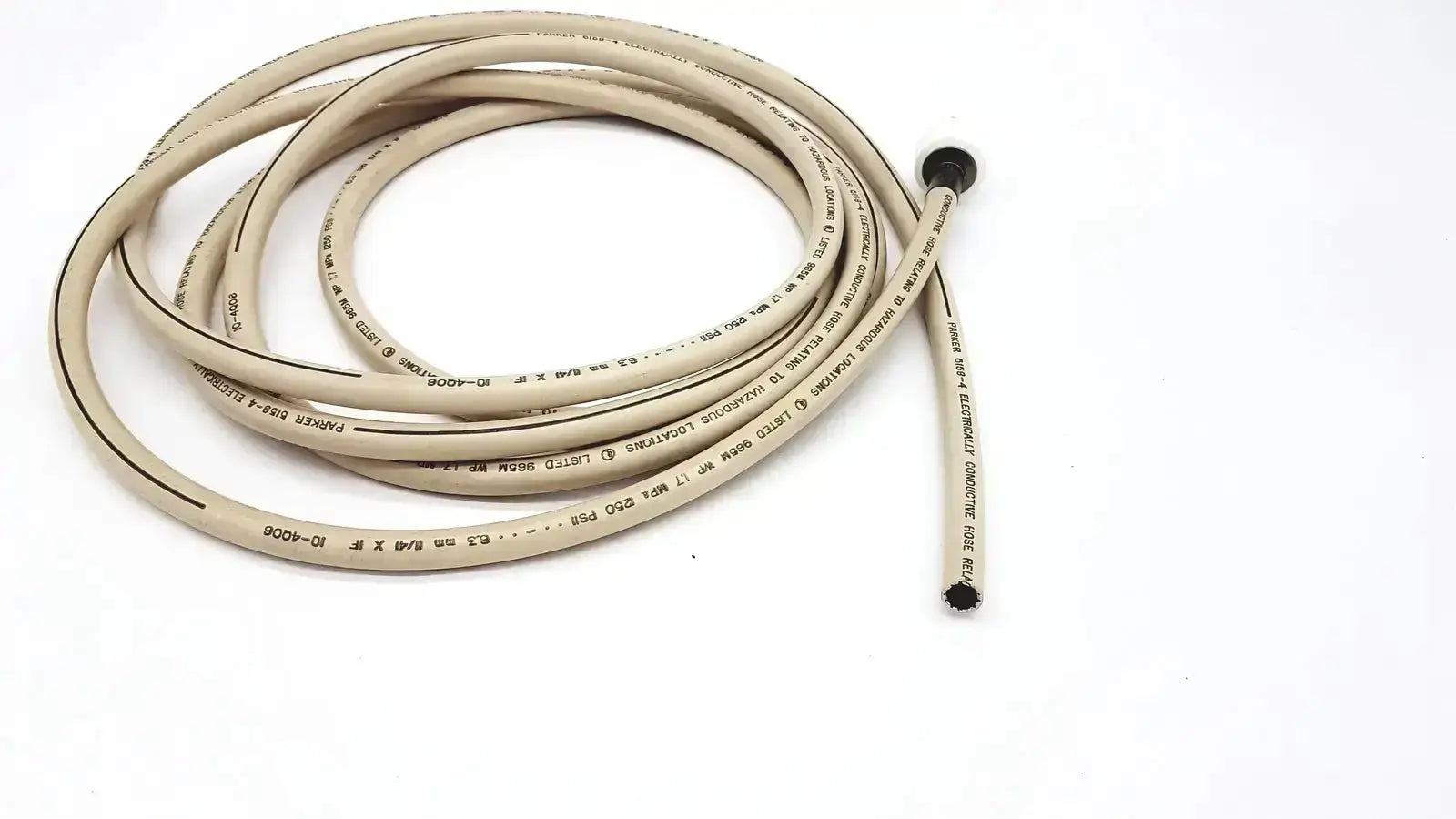 Parker 5159-4 Electrically Conductive Hose With Adapter Conductive Hose Assembly, second-hand product photo 1
