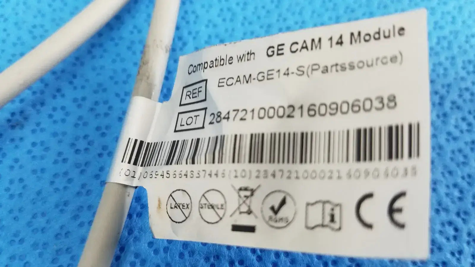 Partssource ECG Cable Compatible with GE CAM 14 Module ECAM-GE14-S ECG Patient Cable, second-hand product photo 3