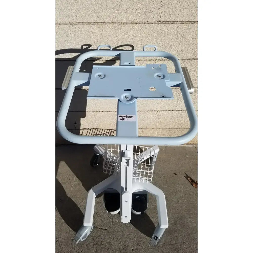 Reuse Medical Patient Monitor Rolling Stand Medical Cart With Basket Other Medical & Lab Equipment, second-hand product photo 1