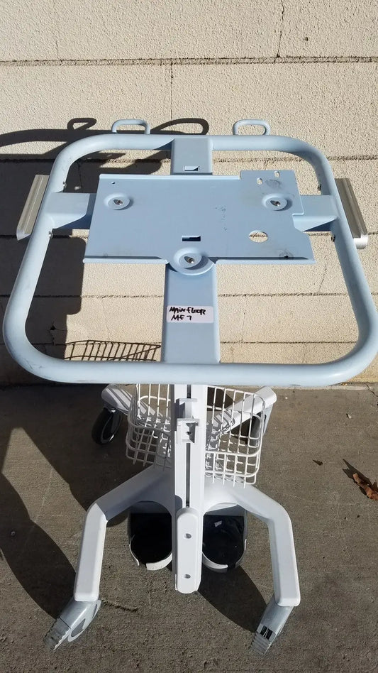 Reuse Medical Patient Monitor Rolling Stand Medical Cart With Basket Other Medical & Lab Equipment, second-hand product photo 1